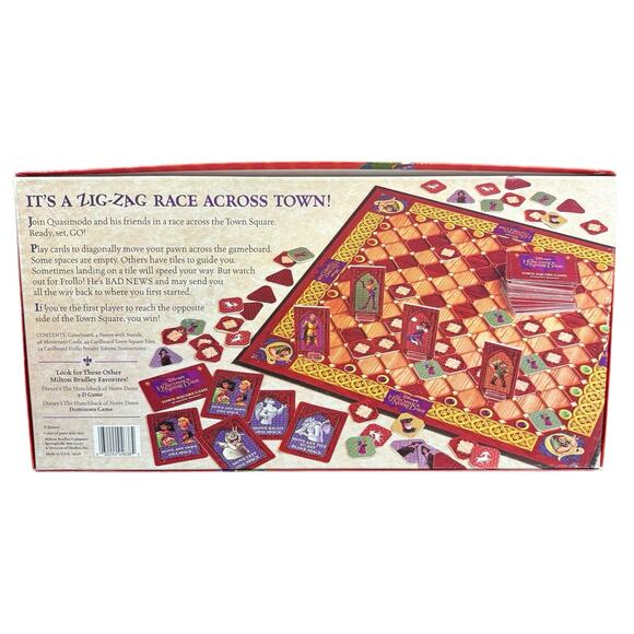 VTG 1995 Disney The Hunchback of Notre Dame Town Square Board Game 100% COMPLETE - Picture 4 of 16